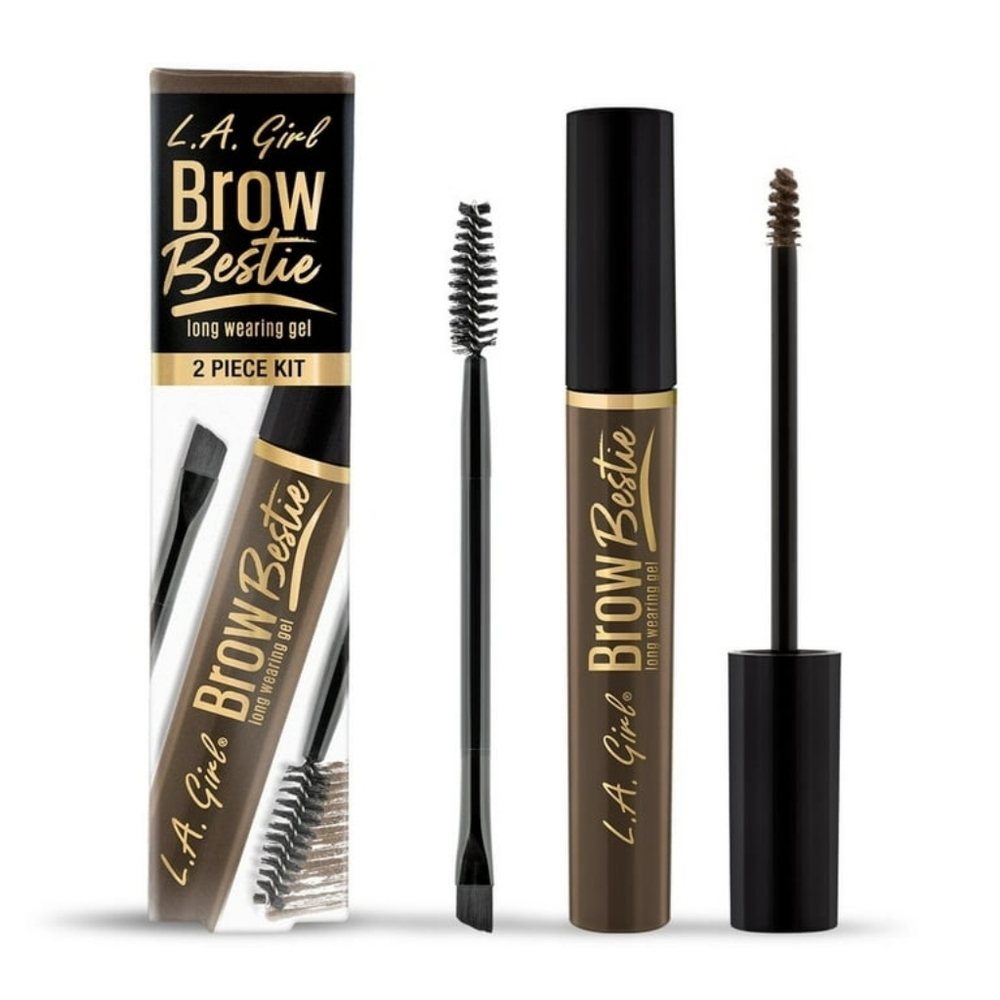 LA Girl Brow Bestie Long Wearing Gel Kit, Cool Brown GBG383